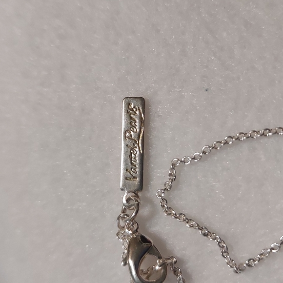 1990s to 2000s sterling silver, pearl and clear glass necklace by Vantel Pearls - Picture 4 of 4